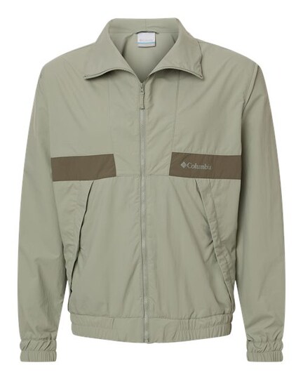 Columbia® Mens Spire Valley Windbreaker Jacket with UPF 50 Sun Protection and Water Resistant Finish